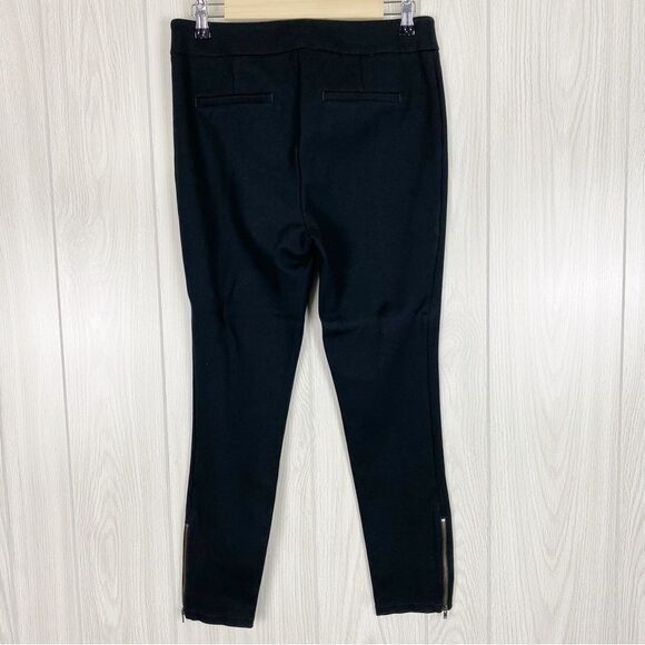 Anthropologie | The Essential High Rise Slim Pant In Black Size 8 - Picture 2 of 10